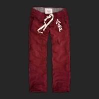 heren abercrombie and fitch elastisch sweatpants donkerrood Outlet Arnhem xietw696